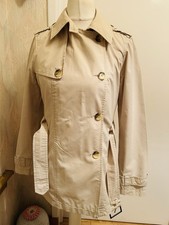 Next Cream/beige Trench Coat Size 10