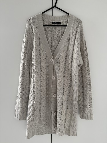 Boohoo light grey knitted - grey,