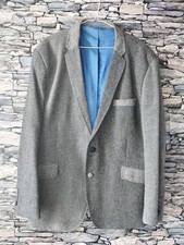 Holland Esquire Yorkshire Tweed Moon Fabric Herringbone Jacket Men's Size 50 VGC