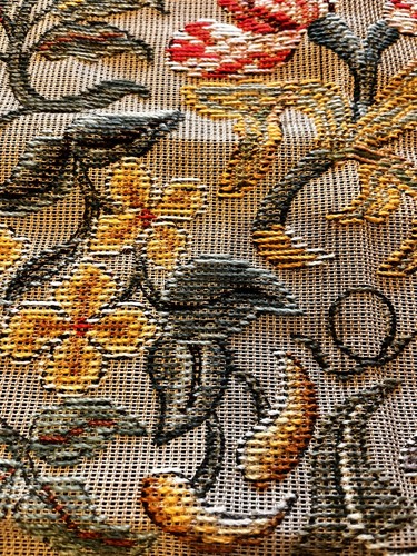 Vintage unfinished floral - unfinished,