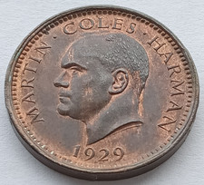 1929 Lundy half puffin Martin Coles Harman - Nice Grade + Luster