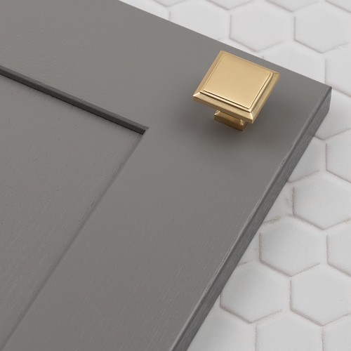 Brushed brass cabinet - brushed,