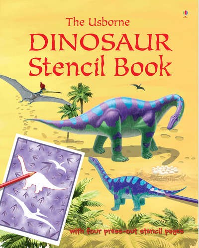 Dinosaur stencil book free - stencil,