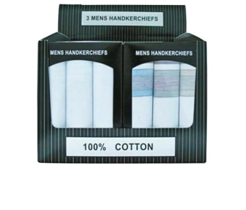 Pack mens hankies gents - pack,