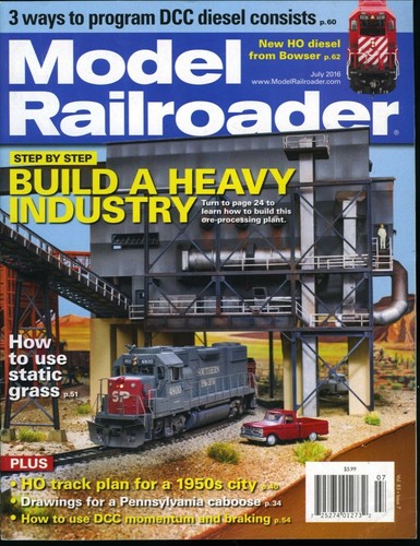 Model railroader magazine july - railroader,