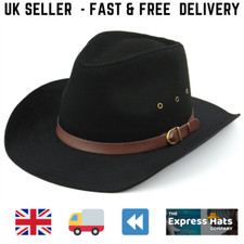Hawkins Black Cowboy Hat -