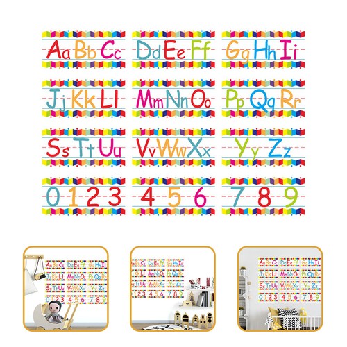 Kids number letter sticker - kids,
