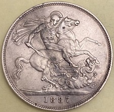 Victoria 1887 Crown