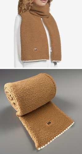 Ugg uggfluff scalloped scarf - scalloped,