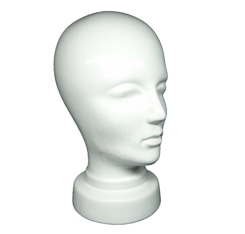 White ceramic head - white,