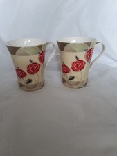 2 X Portmeirion Nouveau Rose