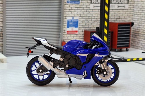 Yamaha yzf blue 18 scale - yamaha,