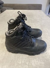 Bates GX 4 E02266 Men's Black Leather & Gore Tex Lace Up Tactical Boots UK 5.5