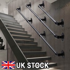 300CM Black Handrail Stair