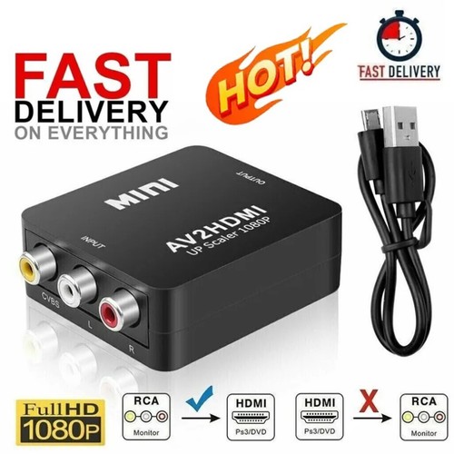 Hdmi 1080p rca - to, cvbs