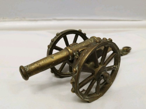Brass cannon ornament - cannon, |