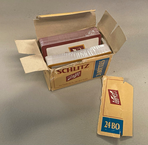 Schlitz brewery playing cards - brewery,