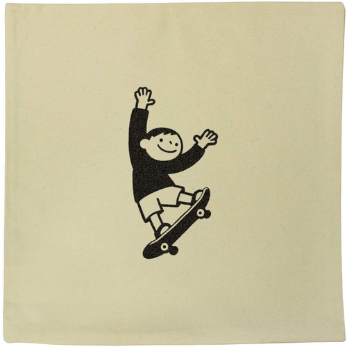 Boy skateboard canvas - on,
