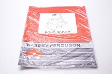 Massey Ferguson 805089 MF 17 Pond Scoop Manual NOS