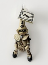 Ipupi Italian Ceramic Hanging Jester, Pulcinella, Modelled & Painted By Hand 
