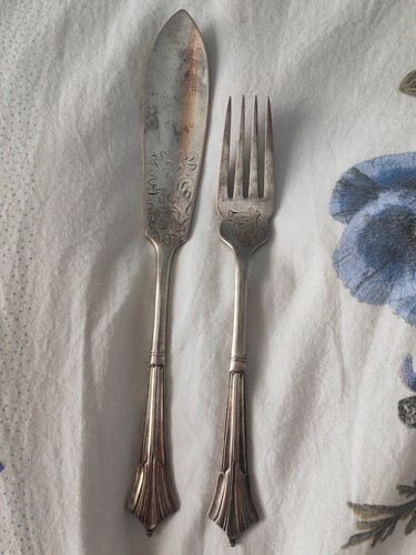 Antique vintage silver plated - antique,