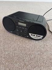 Sony Radio & CD Player with DAB,FM, CD & USB. Black. ZS PS55B Boombox