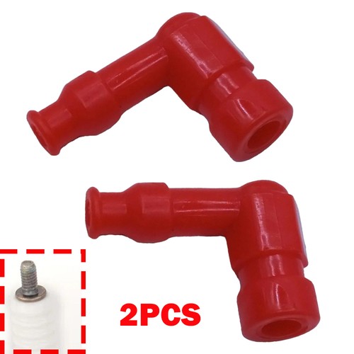 Red spark plug cap - 2x,