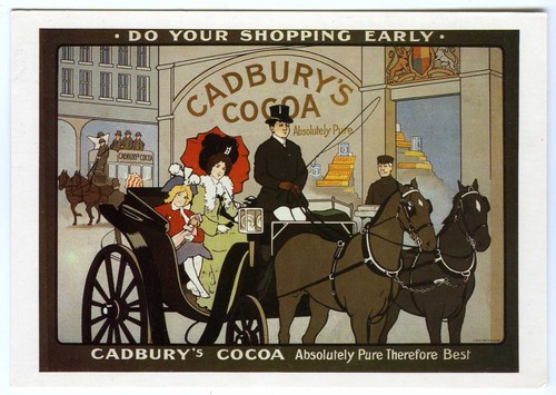 Postcard vintage advert - postcard,