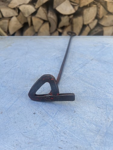 Vintage metal cattle branding - vintage,