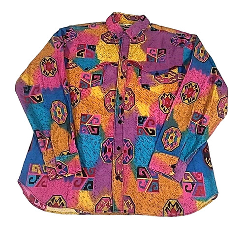 Vtg dakota sunset aztec - xl,