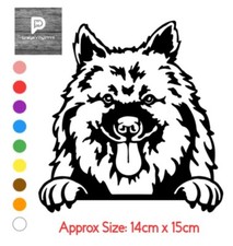 Keeshond Dog Car Van Vinyl