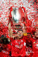 ICONIC 2005 CHAMPIONS LEAGUE PHOTO STEVEN GERRARD LIVERPOOL FC PHOTO PRINT 2