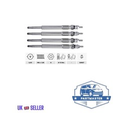 4X GLOW PLUGS FOR AUDI A3 A4