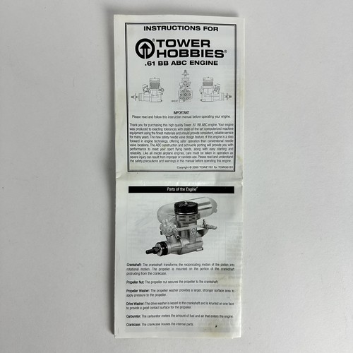 Tower hobbies c model - tower, .61