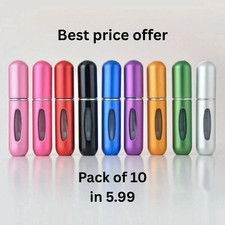 10x 5ml Perfume Spray Bottles