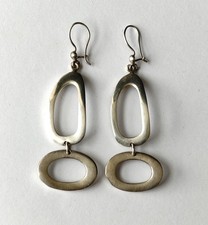 Unusual 925 Silver Earrings