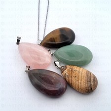 Stone Drop Necklace High