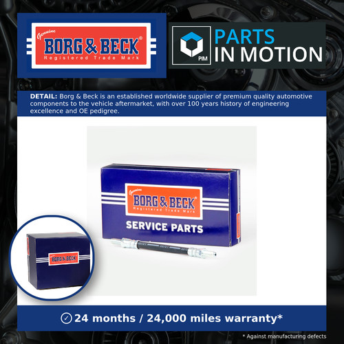 Brake hose rear left - rear,