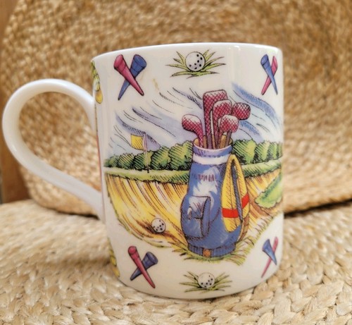 Golf tea mug staffordshire - golf,