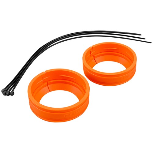 Front fork mud scraper - front, for