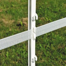 20 X WHITE 5FT POLY POSTS