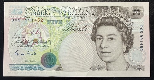 Old five pound - five,