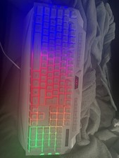 Orzly RGB Gaming Keyboard Wired USB Compatible with PC, PS5/4, Xbox,