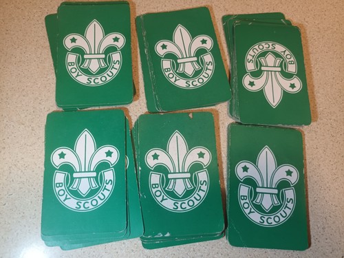 Vintage scouting card game - "scouting",