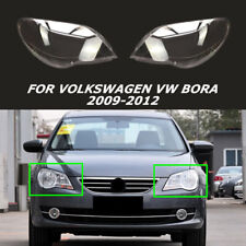 Headlight Lens Headlamp Shell Cover For Volkswagen VW Bora 2009-2012 2010 Pair