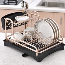 Rose Gold Dish Drainer Rack 2