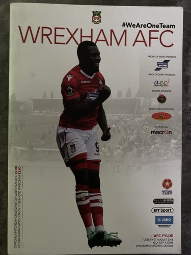 Wrexham afc fylde 18 - afc,