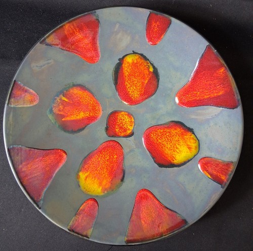 Poole pottery collector plate - collector,