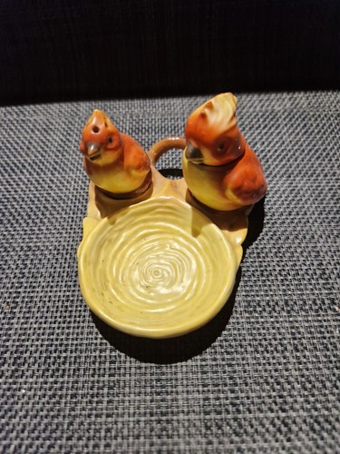 Vintage ceramic birds nest - vintage,