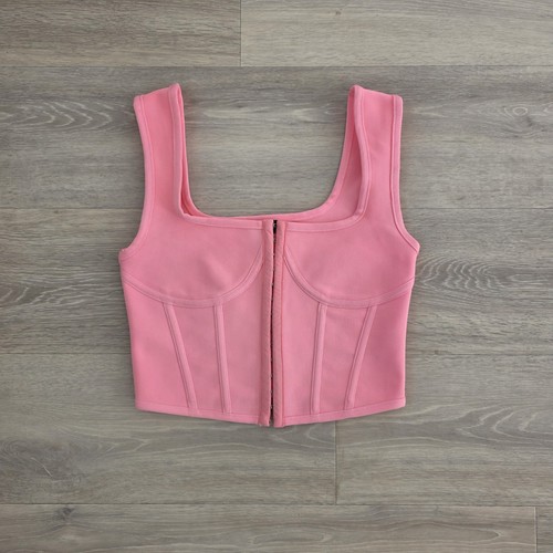 Prettylittlething pink corset - prettylittlething,